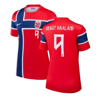 Billige Fotballdrakt Norge Erling Haaland #9 Replika Hjemmedrakt Dame VM 2026 Kortermet